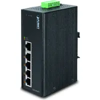 Planet ISW-504PT, Unmanaged, L2, Fast Ethernet (10/100), Vollduplex, Power over Ethernet (PoE), Wandmontage