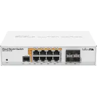 Mikrotik CRS112-8P-4S-IN, Gigabit Ethernet (10/100/1000), Power over Ethernet (PoE)