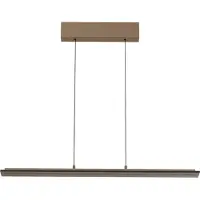 FISCHER&HONSEL GMBH Hängelampe Torvi, dimmbar, creme / amber, für Wohn- / Esszimmer, Metall, Modern, Pendelleuchte