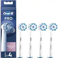 Oral-B EB60 – Aufsteckbürsten – Sensitive Ultra Thin – Sanfte Borsten – Für empfindliches Zahnfleisch – 4 Stück