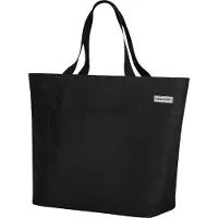 OEM XXL Shopper schwarz Strandtasche Beachbag - Schwarz