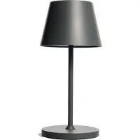 ROLF KERN LED-Tischleuchte „Club“ 25cm Basaltgrau Akku dimmbar