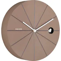 Karlsson - Wanduhr Destacado Cuckoo - Braun - 28x28x28cm