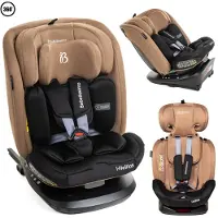 Bebelissimo Kindersitz I-SIZE 40-150 cm, 360, Kinderautositz - Hellios in Beige | Gr.: onesize