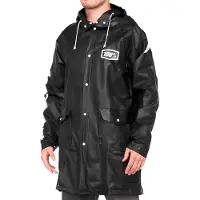 100% Torrent Regenjacke Schwarz M Mann Schwarz M
