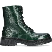 Dockers Schnürstiefel Kaltfutter in grün, Gr. 38