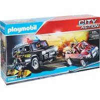 Playmobil Einheitsgröße|Polizei: Verfolgung der Bankräuber 70869