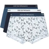 Emporio Armani für Herren. EM000260_AF20671 3er-Set Tons Boxershorts blau, marineblau (XL), Heimtextilien, Baumwolle