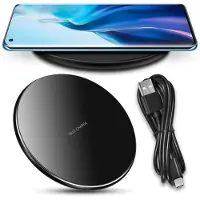 NAUCI Wireless Charger 15W Xiaomi Mi 11 10 9 Induktive Schnell Ladestation Kabellos
