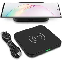 NAUCI QI Wireless Ladegerät für Samsung Galaxy S10 S10e Note 10 Plus S9 S8 Ladestation
