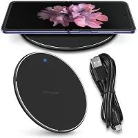 NAUCI Ladegerät Kabellos für Samsung Galaxy Z Flip Fold 7 /FE 6 5 15W Wireless Charger
