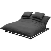 CLEMENTO Bona Doppel Loungeliege Aluminium Sunbrella