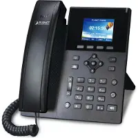 Planet High Definition Color POE, Schwarz, Kabelgebundenes Mobilteil, 6 Zeilen, 1000 Eintragungen, LCD, 7,11 cm (2.8")