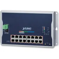 Planet WGS-4215-16P2S, Managed, L2, Gigabit Ethernet (10/100/1000), Vollduplex, Power over Ethernet (PoE), Wandmontage