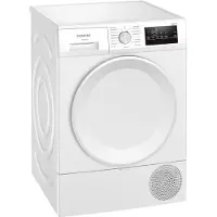 Siemens iQ300 WT45HV4EP, Freistehend, Frontlader, Wärmepumpe, Weiß, Drehregler, Berührung, Rechts