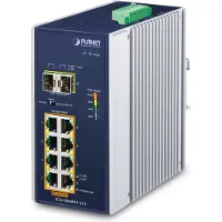 Planet Industrial 8-Port GE 802.3at PoE + 2 1000X SFP +