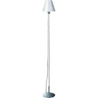 Massive Stehleuchte 422193110, Weiß, Schlafzimmer, Wohnzimmer, Stoff, Metall, Synthetik, IP20, II, Multi-Stil