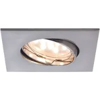 Paulmann LED Einbauleuchte Einbaustrahler Set Premium Line schwenkbar Eisen gebürstet IP23 1 x 6,8W LED Modul Coin 230V