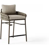 Suns 2er Set Fiavé Barhocker Aluminium/Rope