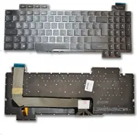 Bucom Tastatur für Asus ROG Strix GL703V GL703VD GL703VM GL503V GL503VM deutsch mit Backlight