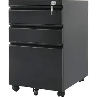 Macleans MC-850, 2 Schublade(n), Schwarz, Metall, Matt, Einfarbig, Schwarz