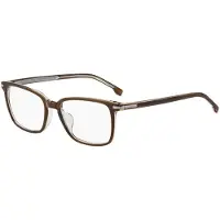 HUGO BOSS Herren BOSS 1670/F 09Q Rahmen von BRILLEN Acetat Braun Quadratisch