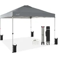 Skandika Pavillon Solvorn 3,6 x 3,6 m | patentierter Einhand-Mechanismus, Pop Up Faltpavillon mit Stahlgestell, UV-Schutz 50+, wetterfest, feuerfest