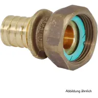 Rehau Rautitan RX Übergang mit Überwurfmutter (flachd.), 16 mm x G 3/4'', Rotguss