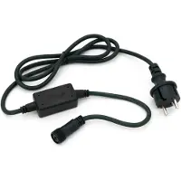 Hellum System Profi Netzkabel außen IP44 Stecker, 300cm, für Lichterkette verlängerbar