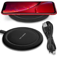 NAUC Schnell Ladegerät Wireless Charger für Apple iPhone SE 2022 2020 Ladestation