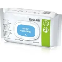 Ecolab Incidin Alcohol Wipes (100 Tücher)
