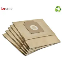 Invest-de Invest 5 Staubsaugerbeutel geeignet für Kärcher 6.904-312, T 12/1, NT 360, 6.904-318