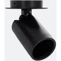 LEDKIA Strahler für Einbau/Aufbau Davos für GU10 Glühbirne Schwarz