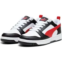 Puma Rebound V6 Lo Jr White-For All Time Red-Black Größe EU 38,5