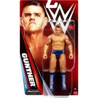 Mattel WWE Gunther Actionfigur, Hauptkampf-Serie #160, ca. 15 cm große Sammelfigur, beweglich, 6 Jahr(e), Mehrfarbig, Kunststoff