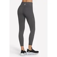 SKECHERS GOWALK Wear Hohe Taille 7/8 Damen Graue Sportleggings