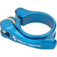 Wolf Tooth Schnellspann-Sattelklemme, 31.8mm, blue