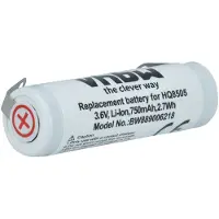 VHBW Akku kompatibel mit Arcitec RQ1250, RQ1090, RQ1060, PT920/21 Rasierer (750 mAh, 3,6 V, Li-Ion)