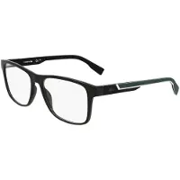 Lacoste L2707MAG-SET N Herren-Brille inkl. Gläser Vollrand Eckig Kunststoff-Gestell 53/16/145, schwarz