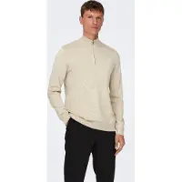 Only & Sons Strickpullover "ONSWYLER LIFE REG 14 HALF ZIP KNIT NOOS"