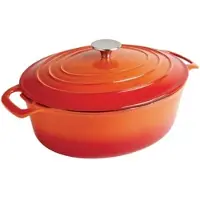 Vogue orange ovale Auflaufform 5L