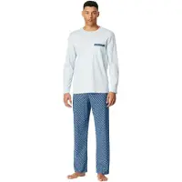 Schiesser Pyjama Comfort in hellblau | Gr.: 58