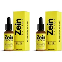 Zein Pharma - Germany GmbH Vitamin D3+K2 Mk-7 Tropfen z.Einnehmen hochdosiert 2x 2x25 ml zum Einnehmen