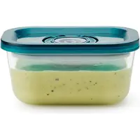 Solis Vakuum Behälter Glas 370ml, Frischhalten, Einfrieren, Erhitzen, Aufbewahre