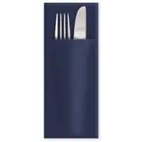 SWS 1250 Servietten Bestecktaschen CutleryStar PREMIUM PAP 40x32 cm dunkelblau