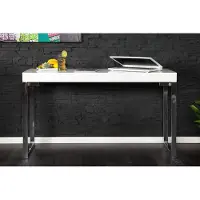 Invicta Laptop-Bürotisch WHITE DESK 120x40cm weiß