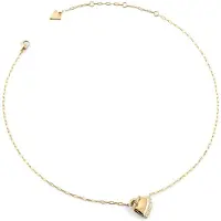 GUESS JUBN06073JWYGT/U Damen-Kette T-Verschluss Herz Kristalle Goldfarben