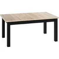 WFL GROUP ESSTISCH Lindberg ausziehbar verlängerbar rechteckig, Eiche Sonoma Hellbraun 120-160/70/77 cm