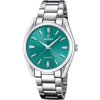 Festina F20622/Q Damen-Armbanduhr Quarz Stahl/Grün