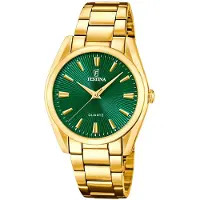 Festina F20640/B Uhr Damenuhr Edelstahl gold